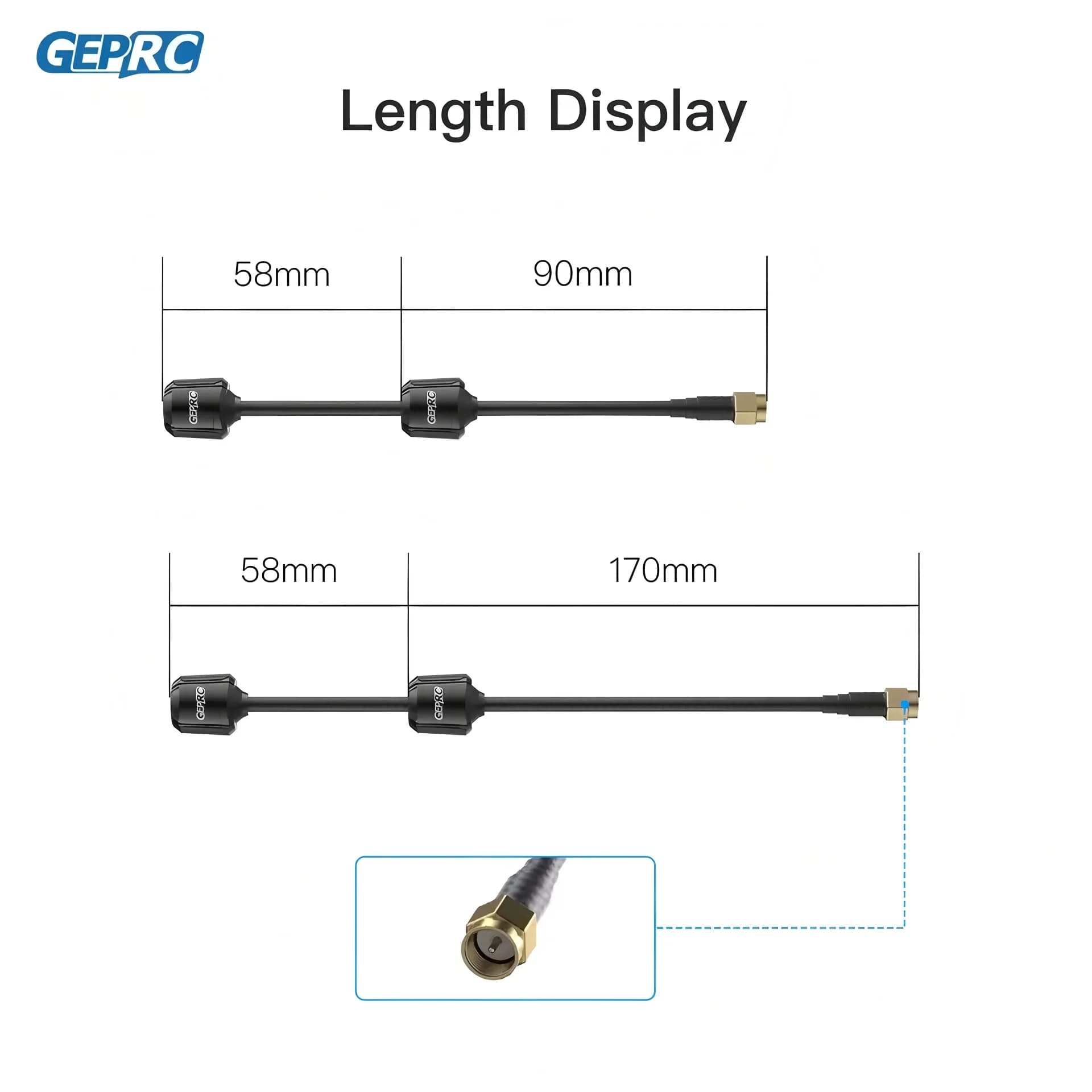 GEPRC Momoda2 5.8G Dual Antenna 5.65GHz SMA Dual-Core RF Ultra-Low VSWR DIY RC FPV Quadcopter Drone Freestyle Accessories Parts 3