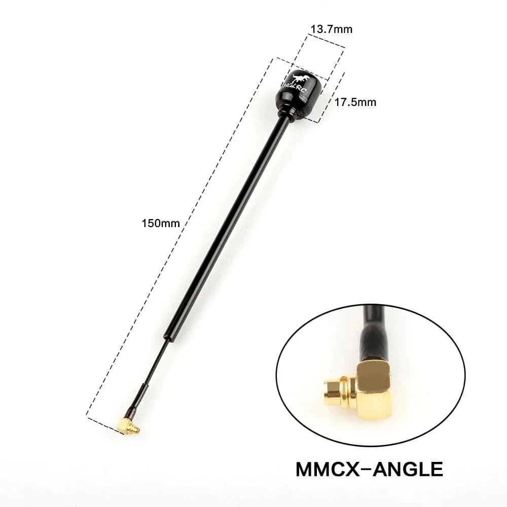 HGLRC New Mini Long Range Hammer Antenna Mini RHCP LHCP Spin SMA UFL MMCX Angle 5.8G 2.5dBi 135mm For RC FPV Racing Drone 5