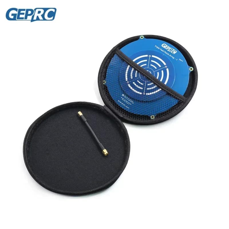GEPRC Triple Feed Array 5.8G 14DBI Circular Polarized FPV Antenna Compatible RHCP LHCP for RC Drone FPV Long Range VTX Goggle 5