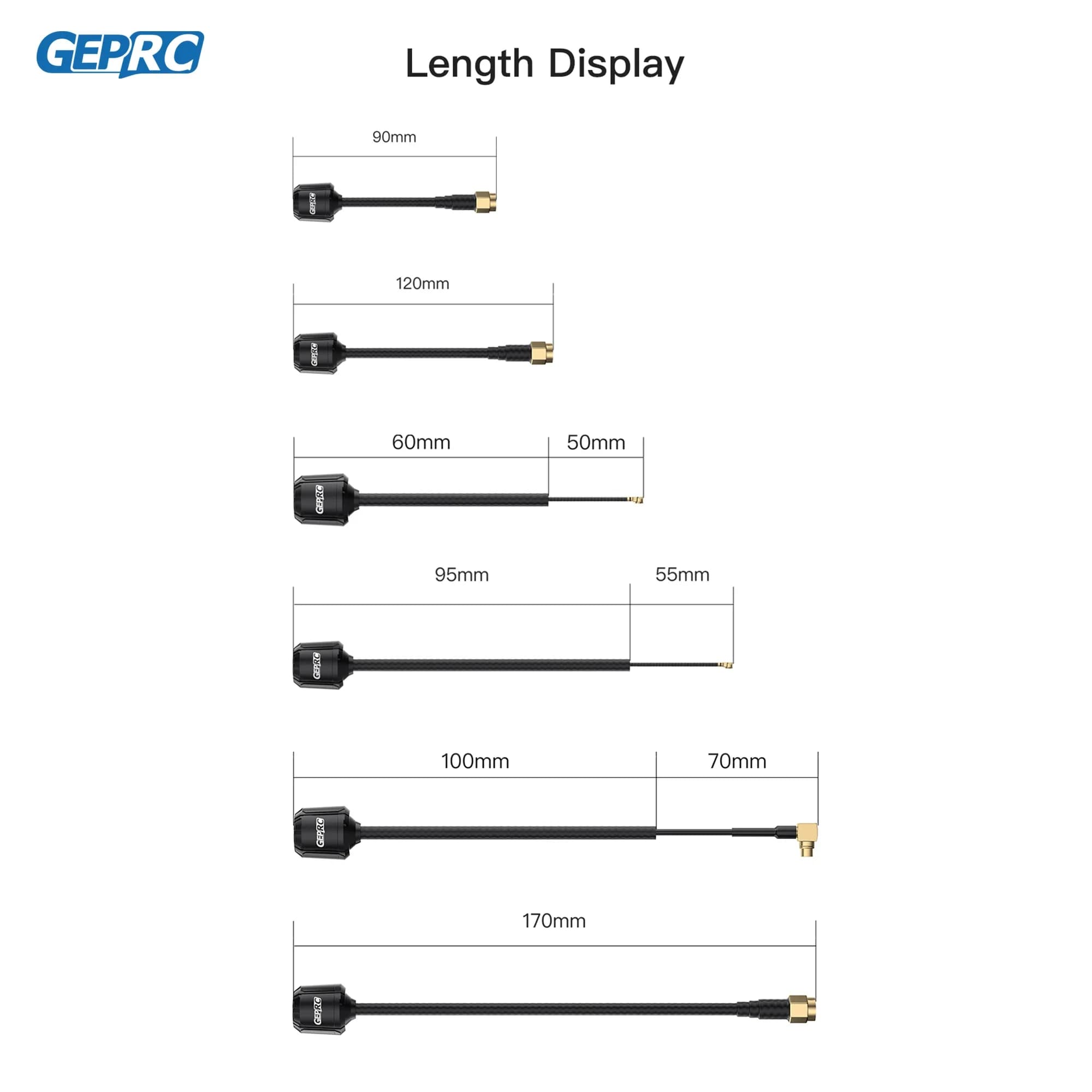 GEPRC Momoda2 5.8G Antenna Long Version Suitable DIY RC FPV Quadcopter Drone Freestyle 5.3GHz 6GHz RHCP LHCP Accessories Parts 6