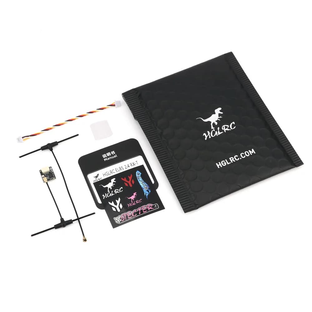 HGLRC ELRS 2.4G Receiver 500MHZ Refresh Rate ELRS 3.0 for RC Airplane FPV Long Range Drones DIY Parts 6