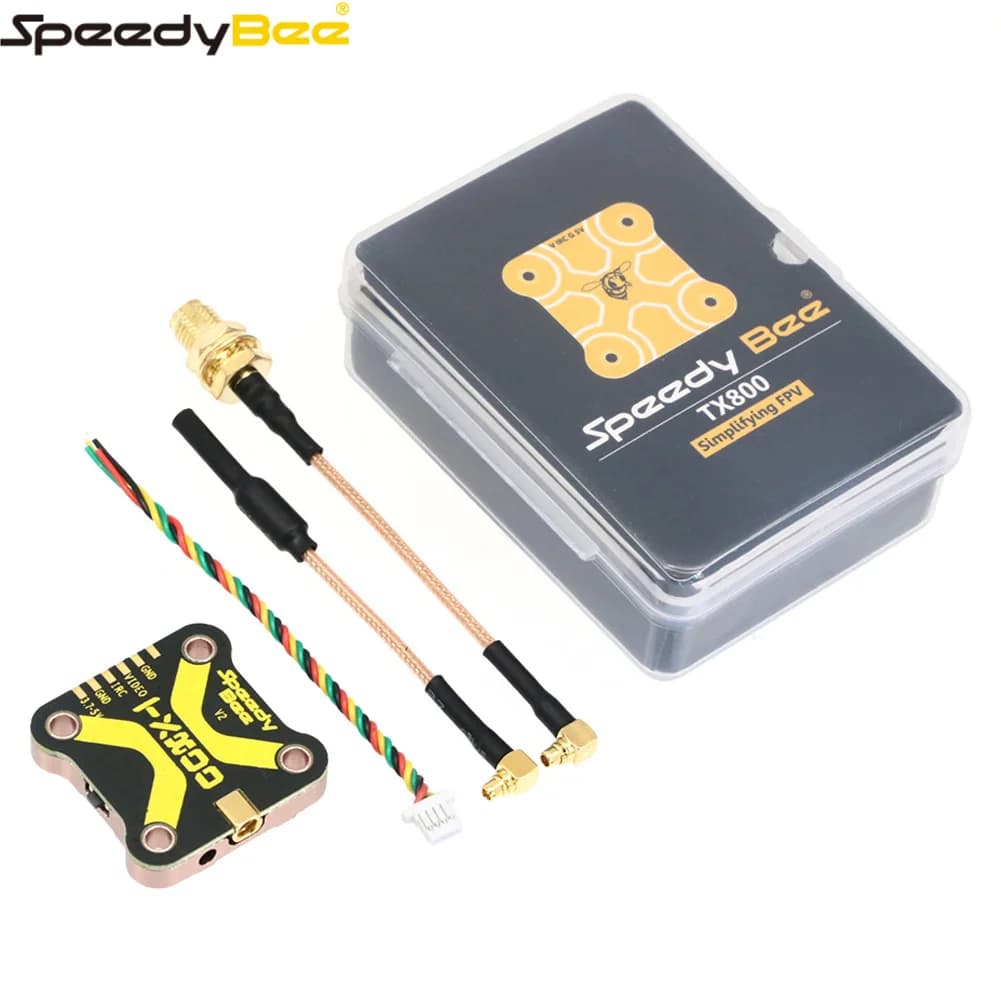 SpeedyBee TX800 VTX 5.8G 48CH PitMode 25mW/200mW/400mW/800mW Output Long Range Transmitter Tramp Support For RC FPV Racing Drone 2