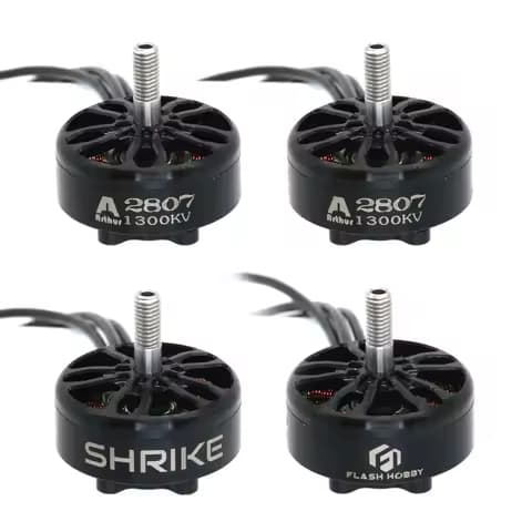 4pcs FLASHHOBBY Shirke A2807 2807 1300KV Brushless Motor for FPV Freestyle 7inch Long Range LR7 Drone Model