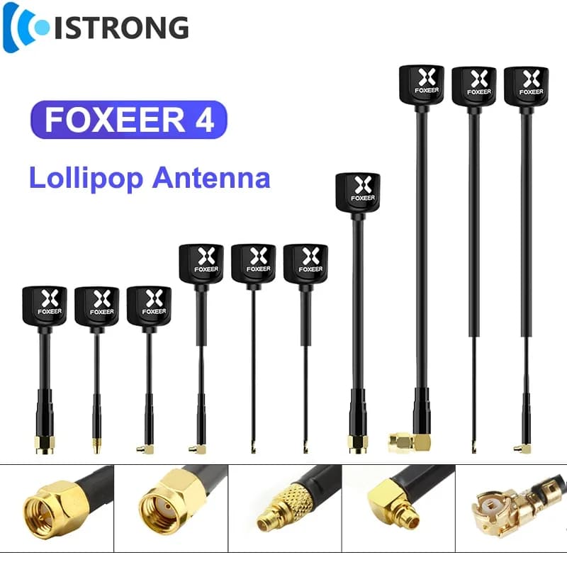 FOXEER 5.8G FPV Lollipop Antenna RHCP High Gain Image Transmission Transmitter/Receiver for RC FPV Racing Drone DIY Parts