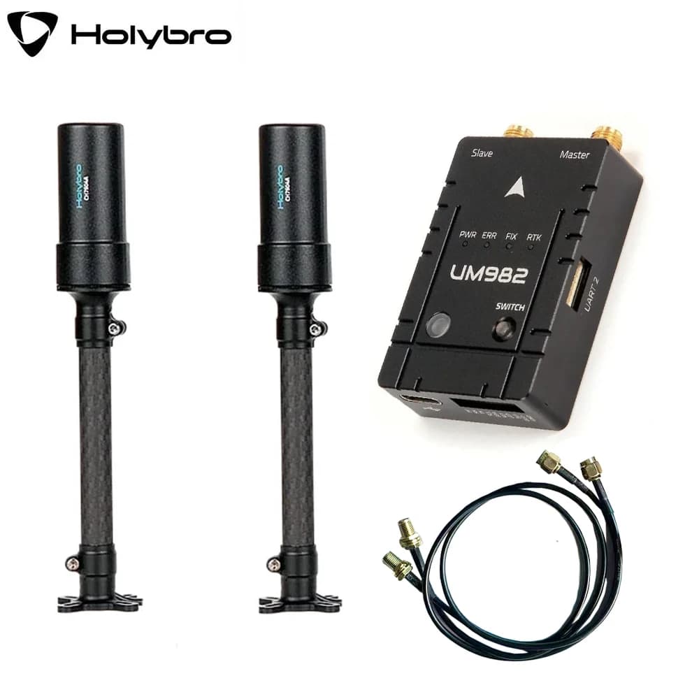 Holybro H-RTK Unicore UM982 Dual Antenna Heading RTK GPS Provides High-precision Positioning Information for RC FPV Drone Parts