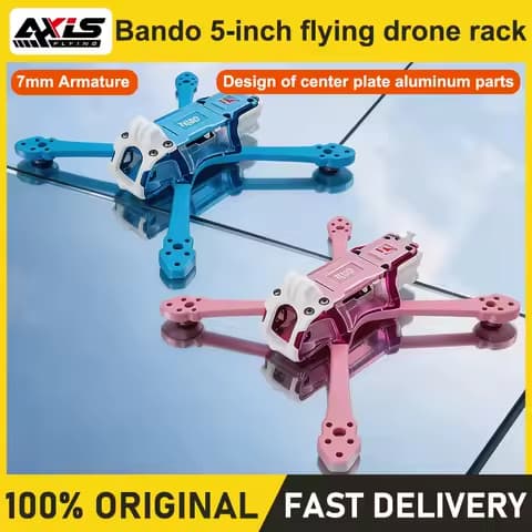 Axisflying Bando 5 5 Inch FPV Drone Frame Kit, True X Design for Freestyle Racing & Cinematic Shooting, High Strength Lightweigh