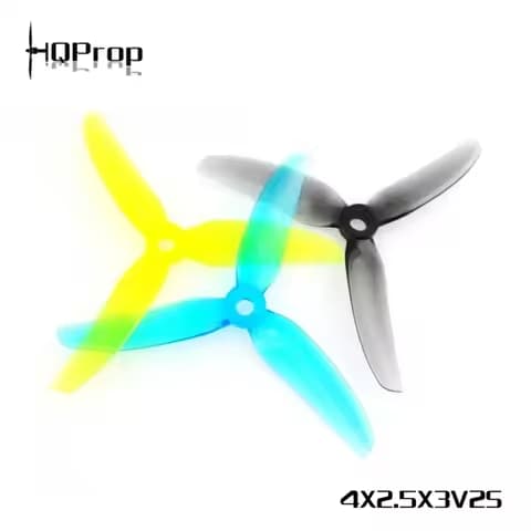 10Pairs/20pcs(10CW+10CCW) HQPROP 4X2.5X3V2S 4025 3-Blade Propeller