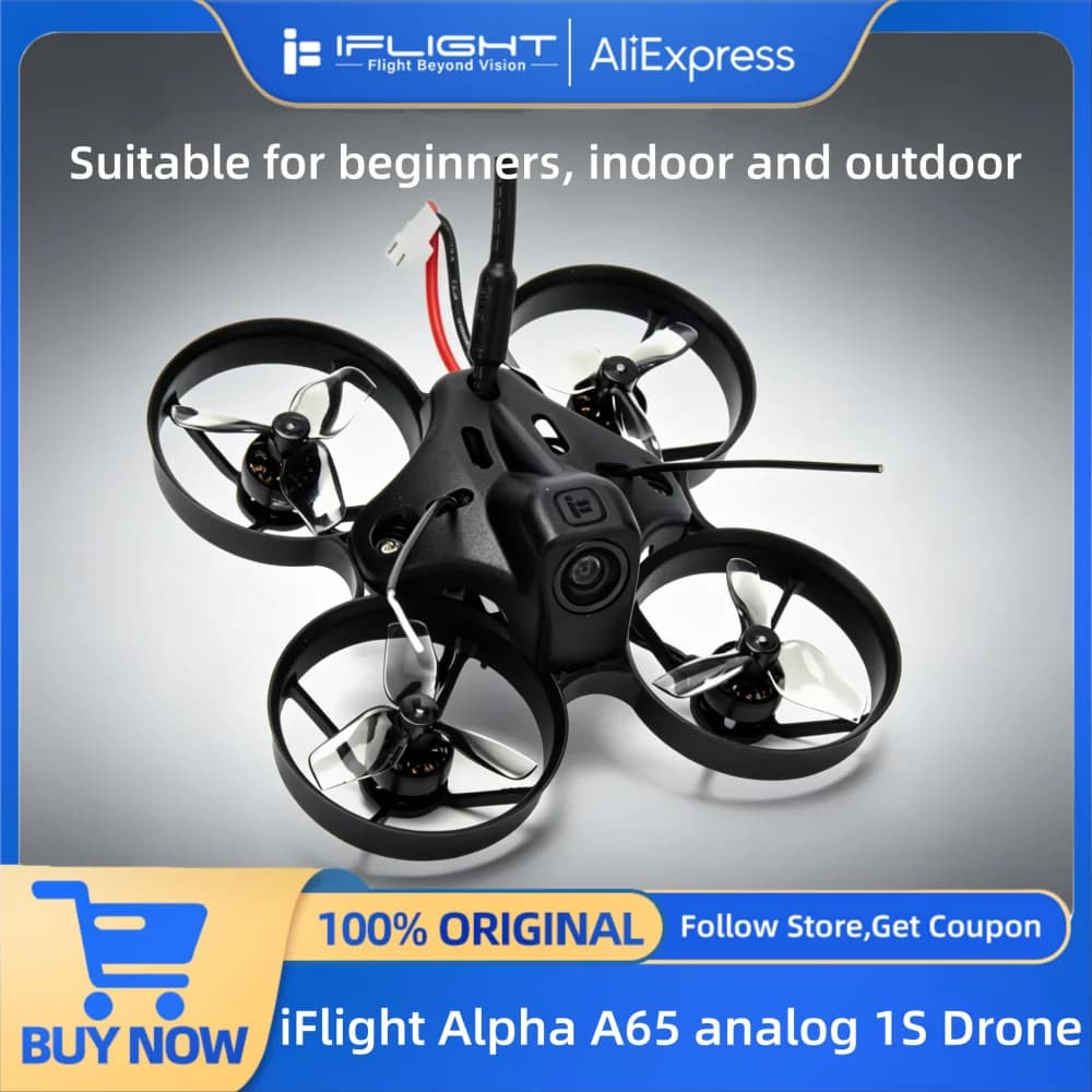 iFlight Alpha A65 Analog 1S TinyWhoop Drone BNF with BLITZ F411 Mini Quadcopter