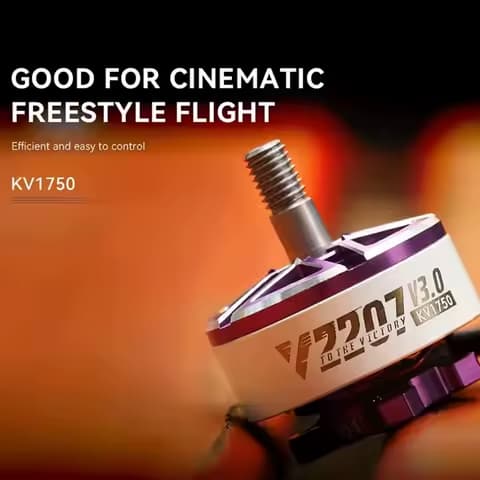 T-Motor Velox V3 V2207 V2306 Brushless Motor 1750KV 1950KV 2025KV 2550KV for RC FPV Racing Drone 5-inch Freestyle Quadcopter