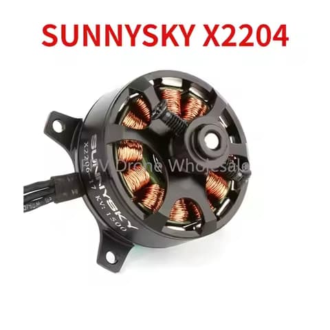 SUNNYSKY X2204 1480KV 1800KV / X2206 1500KV 1900KV Brushless Motor 2~3S Lipo 3.0mm Shaft for 3D Fixed-Wing Drone and Quadcopter