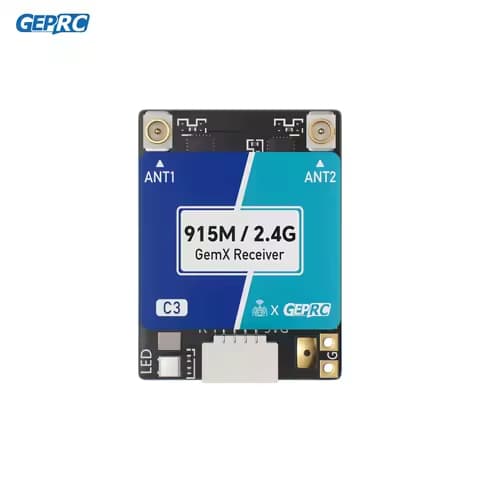 GEPRC ELRS 915M 2.4G C3 Gemini Xrossband Receiver TX Module Dual-RF Chip 1000Hz for FPV Long Range Freestyle Drone