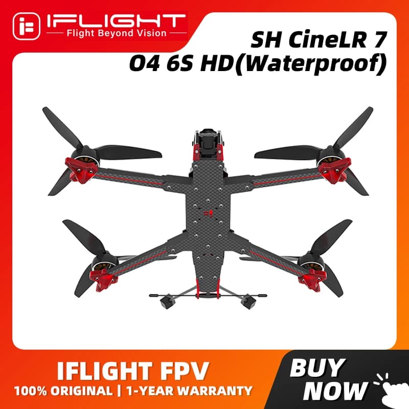 iFlight SH CineLR 7 O4 Waterproof Version 6S HD 7inch Drone BNF with O4 Air Unit