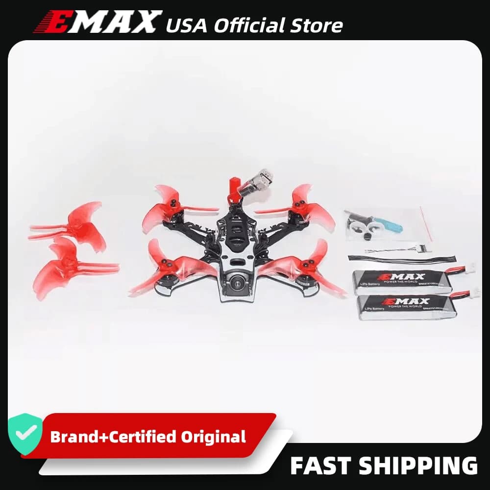 Emax USA Official Elrs Tinyhawk III Plus Freestyle BNF FPV Racing Drone Analog Version Plus ELRS Only Drone