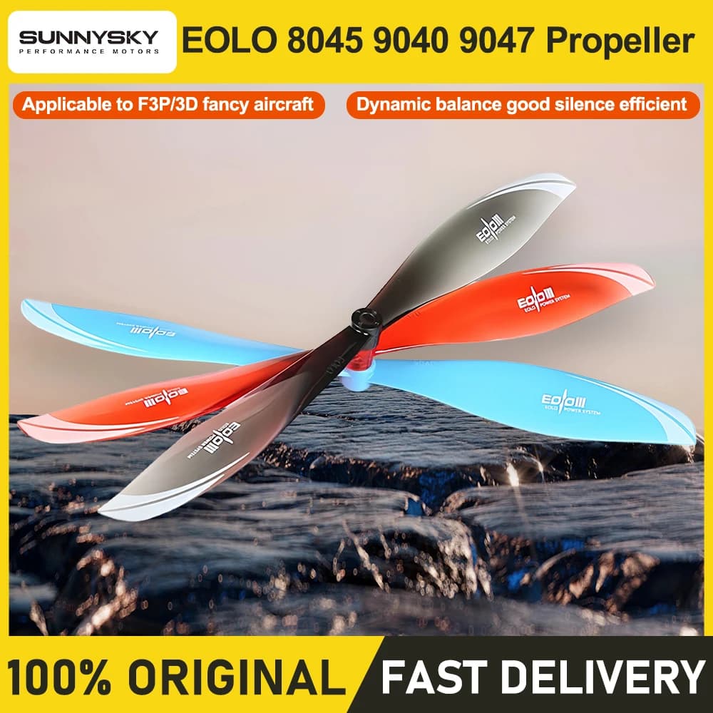 Sunnysky EOLO 8045 9040 9047 Propeller 8X4.5E 9X4E 9X4.7E PROP For F3P 3D RC Airplane 2204 2206 2304 2305 2306 Motor