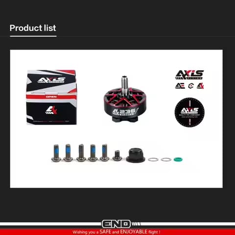 Axisflying Upgraded AF236 2306 5Inch 6S