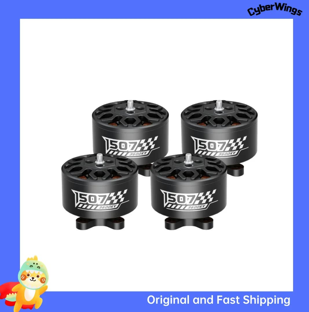 SpeedyBee 1507-3600KV Brushless Motor for SpeedyBee Master3X and other 3-3.6-inch FPV Racing Freestyle Quadcopters