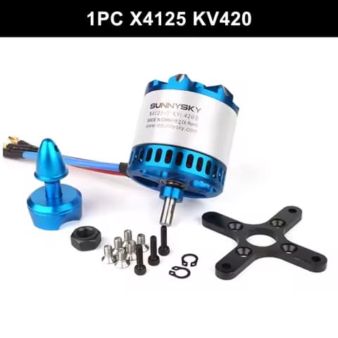SUNNYSKY X4120-III X4125-III X4130-III 650K550KV 420KV 515KV 520KV Brushless Motor for RC Quadcopter Airplanes Fixed Wing Plane