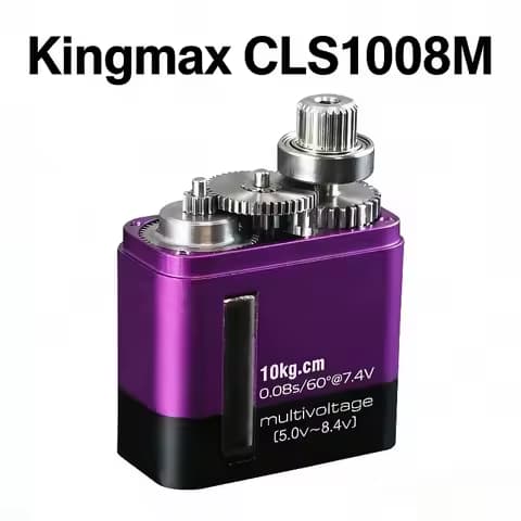 1pcs new Kingmax CLS1008M steel-toothed 450-480 helicopter swash plate 30E fixed-wing digital high-voltage servo