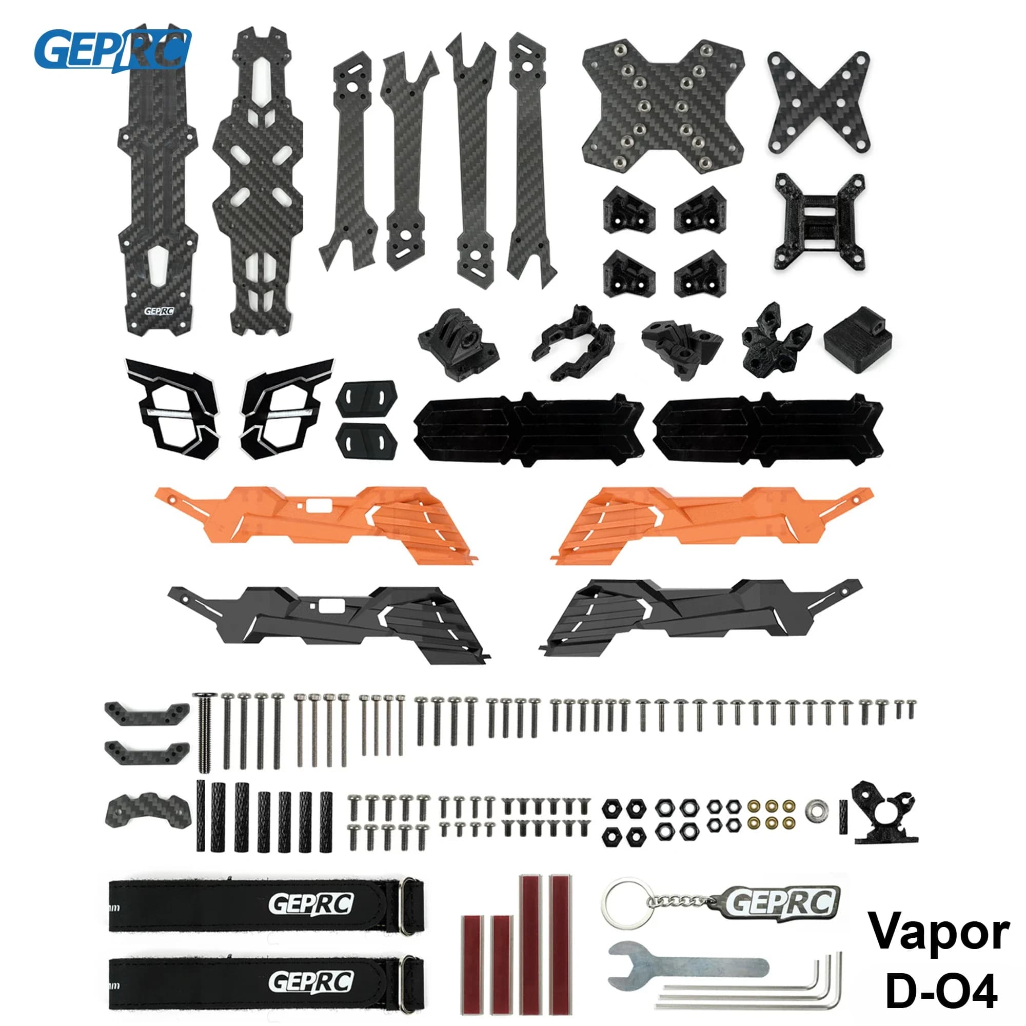 GEPRC GEP-Vapor-D O4 Frame Parts Suitable Vapor Drone